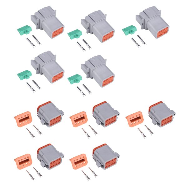 Deutsch Connector DT062S/DT04-2P 2 3 4 6 8 12 Pin Electrical Connector for Car Motor 14-20AWG - 图片 5
