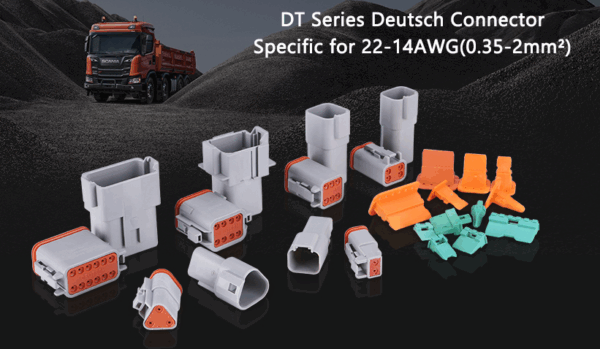 Deutsch Connector DT062S/DT04-2P 2 3 4 6 8 12 Pin Electrical Connector for Car Motor 14-20AWG