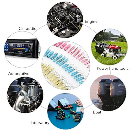 application of heat shrink wire connectors