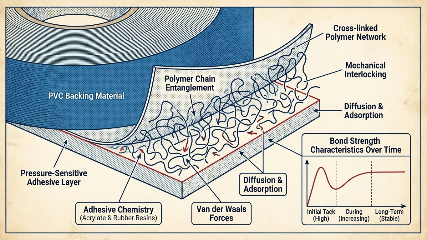 Technical-cutaway-diagram-illustrating-the-molecular-bond-between-adhesive-and-backing-material-in-electrical-tape