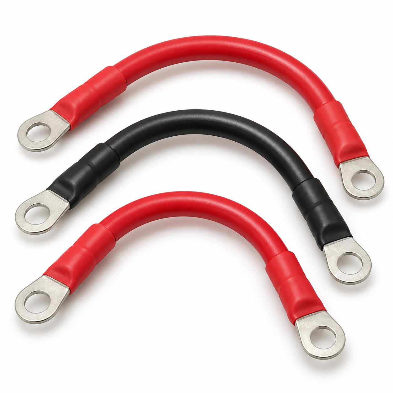 Illustrative battery interconnect cable custom cable assembly