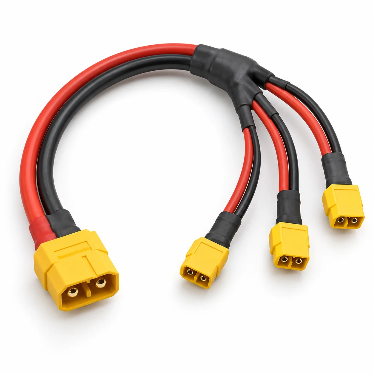 Illustrative drone power cable custom cable assembly