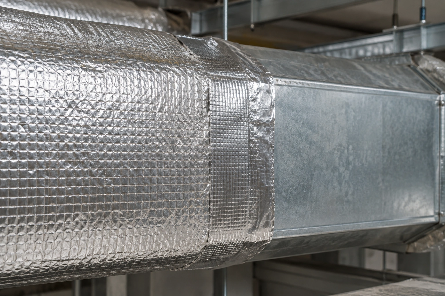 Illustrative HVAC Insulation-Facing Seams