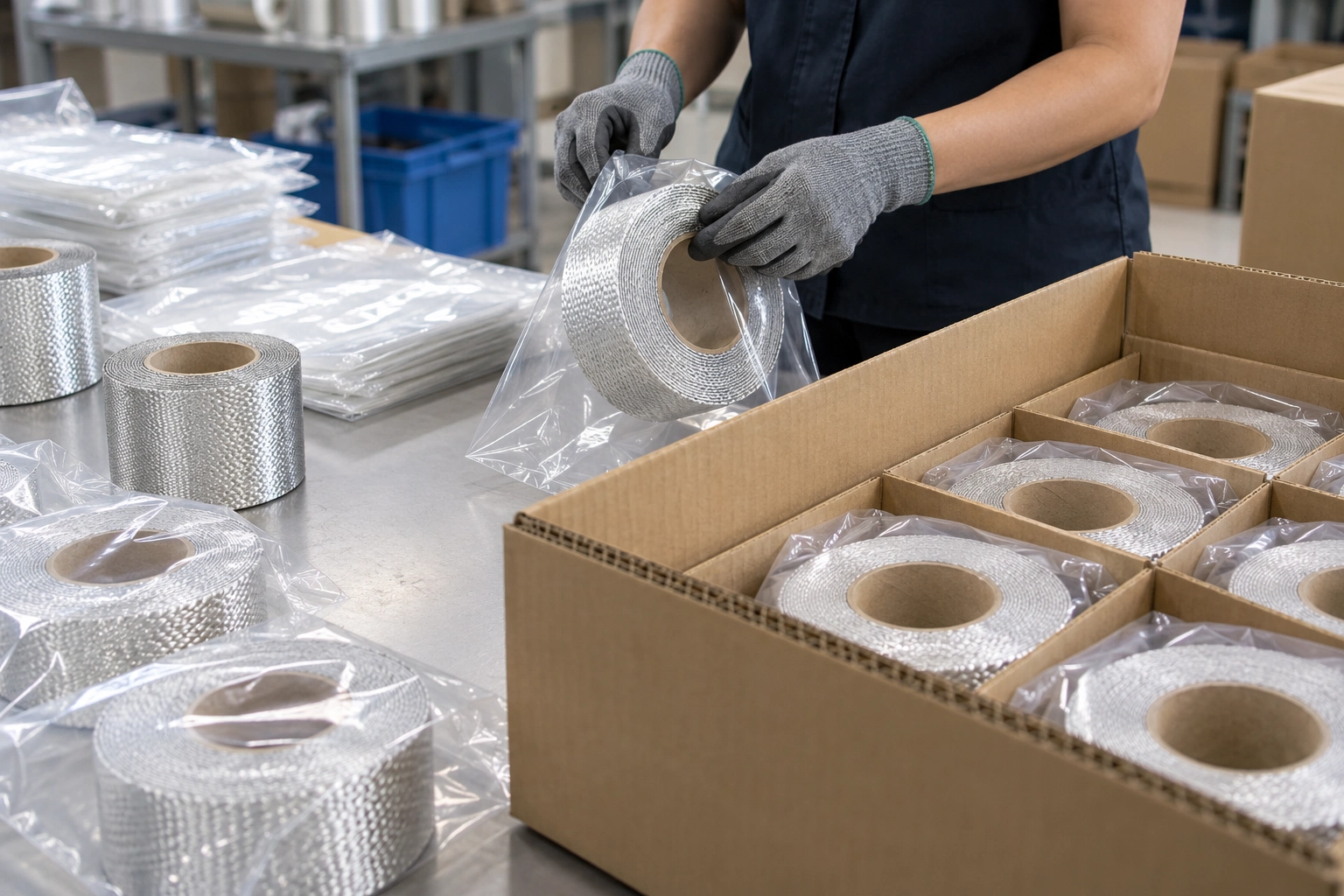 Illustrative Protective Roll & Carton Packaging