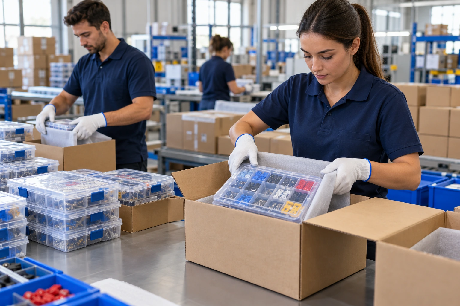 Case Protection & Export Packing — illustrative scene