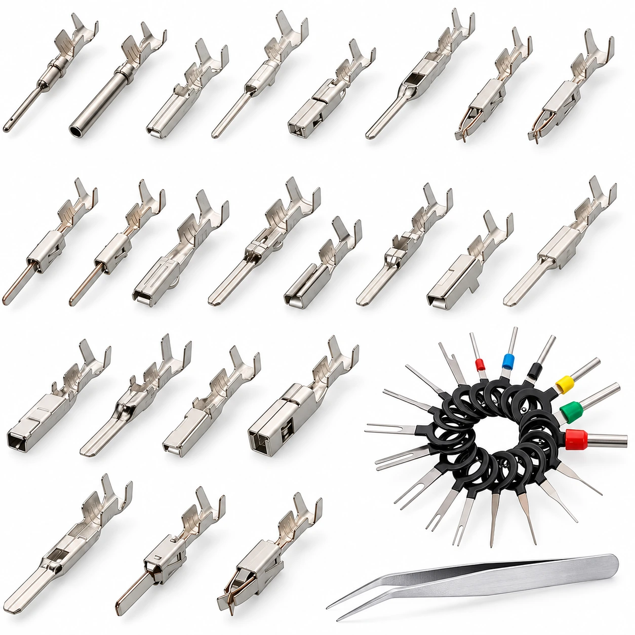 Automotive crimp terminal selection — illustrative image