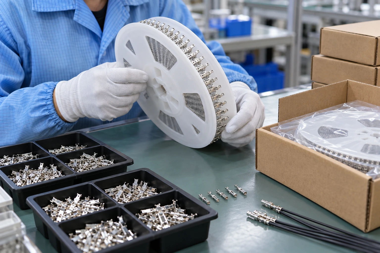 Terminal Protection & Export Packing — illustrative scene