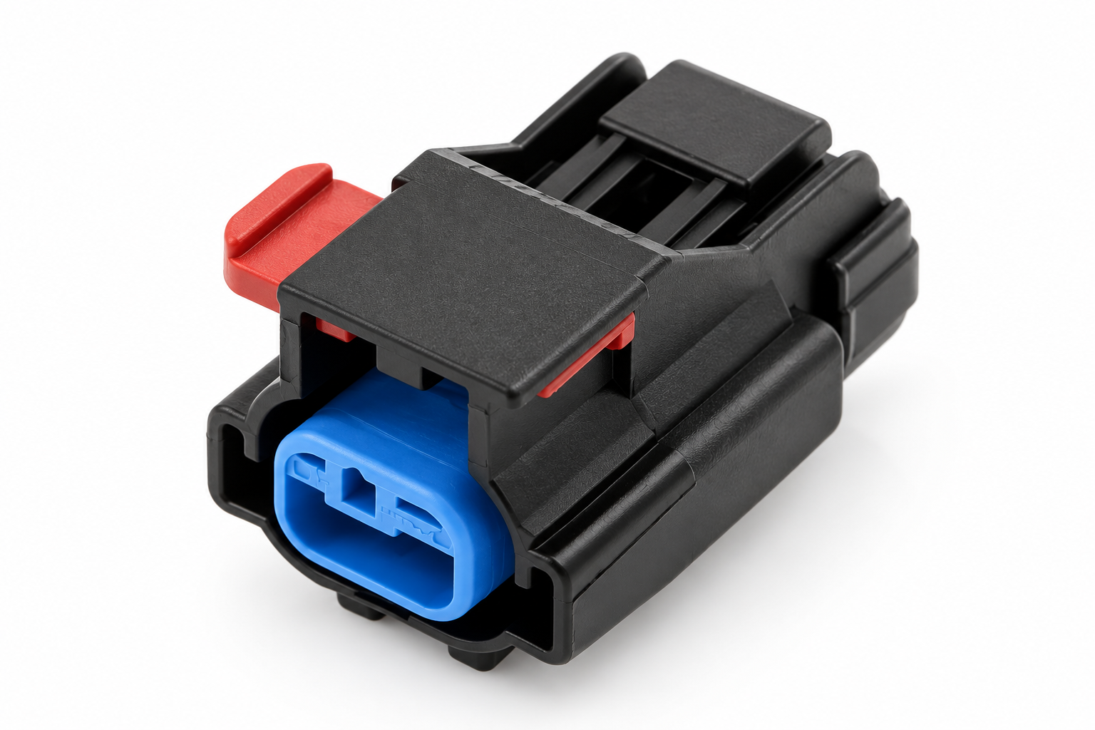 Illustrative Aptiv APEX 2.8 Connector Series automotive connector housing and component arrangement based on the original product image