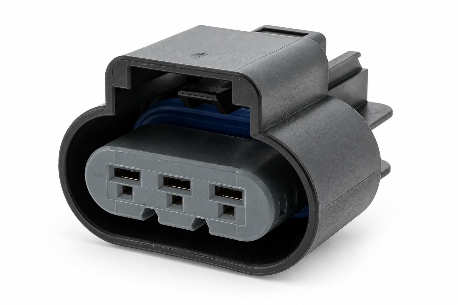 Illustrative Delphi GT 280 Series automotive connector housing and component arrangement based on the original product image