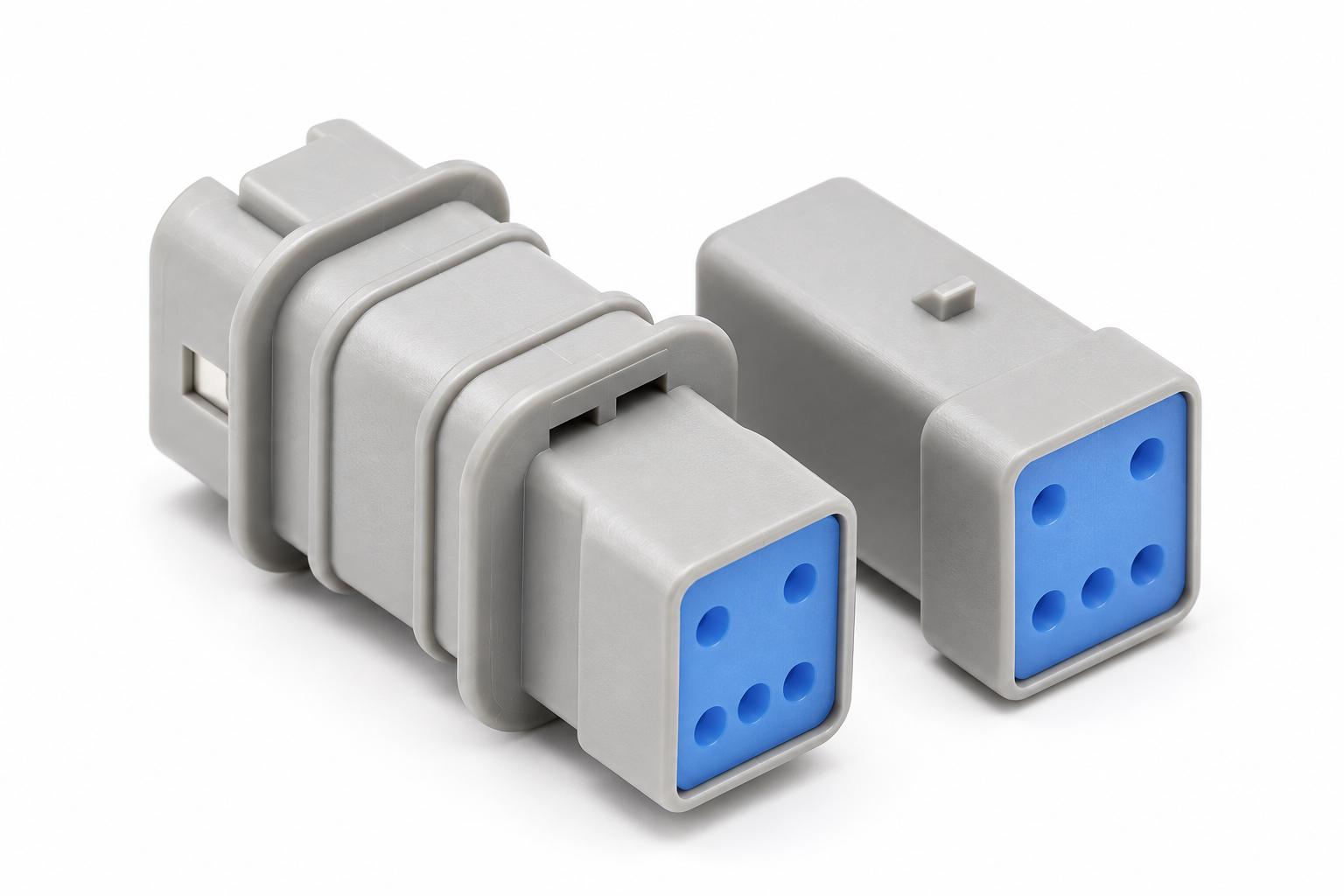 Illustrative JST JWPF Series automotive connector housing and component arrangement based on the original product image