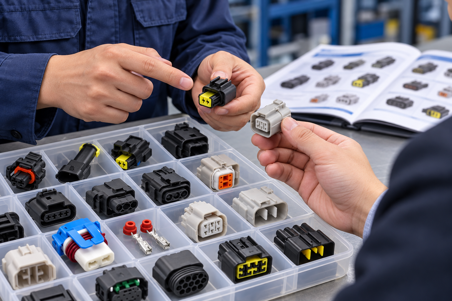 Illustrative automotive connector scene: Product Recommendations