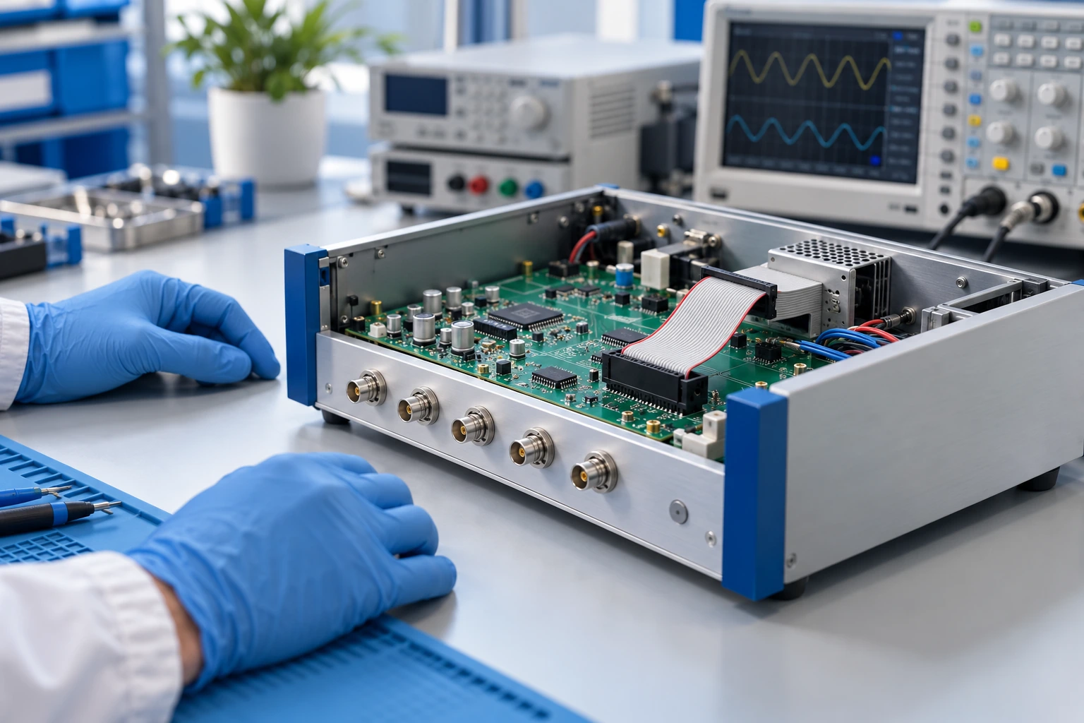 Test Instruments & Measurement Equipment — illustrative box header connector image