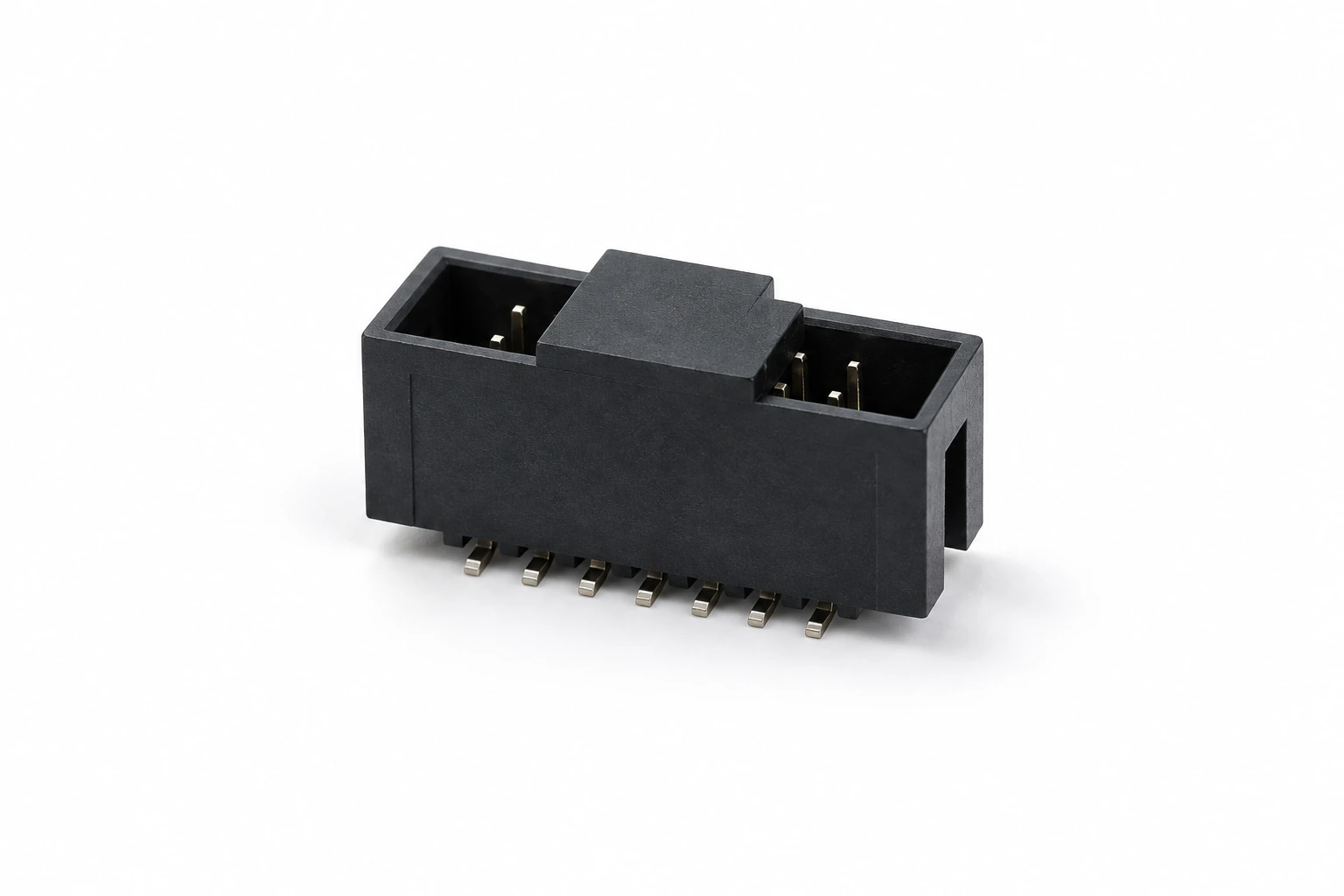 2.54 mm 2 × 7 Vertical SMT Box Header — illustrative box header connector image