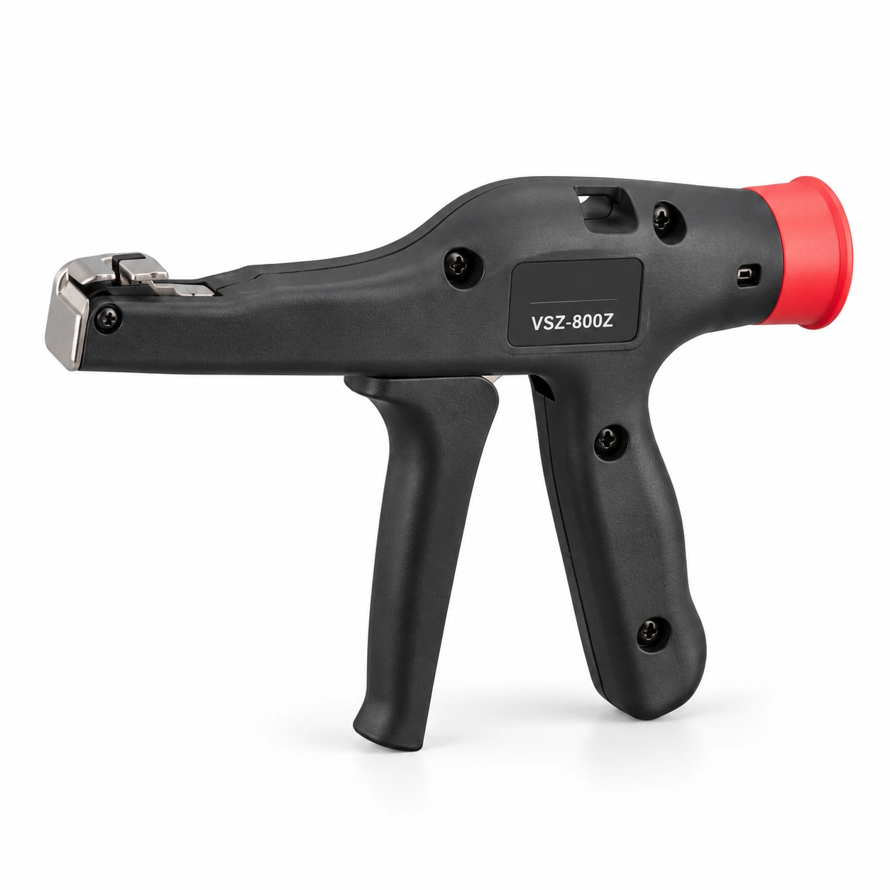 VSZ-800Z nylon cable tie tensioning tool with black body and red rear knob