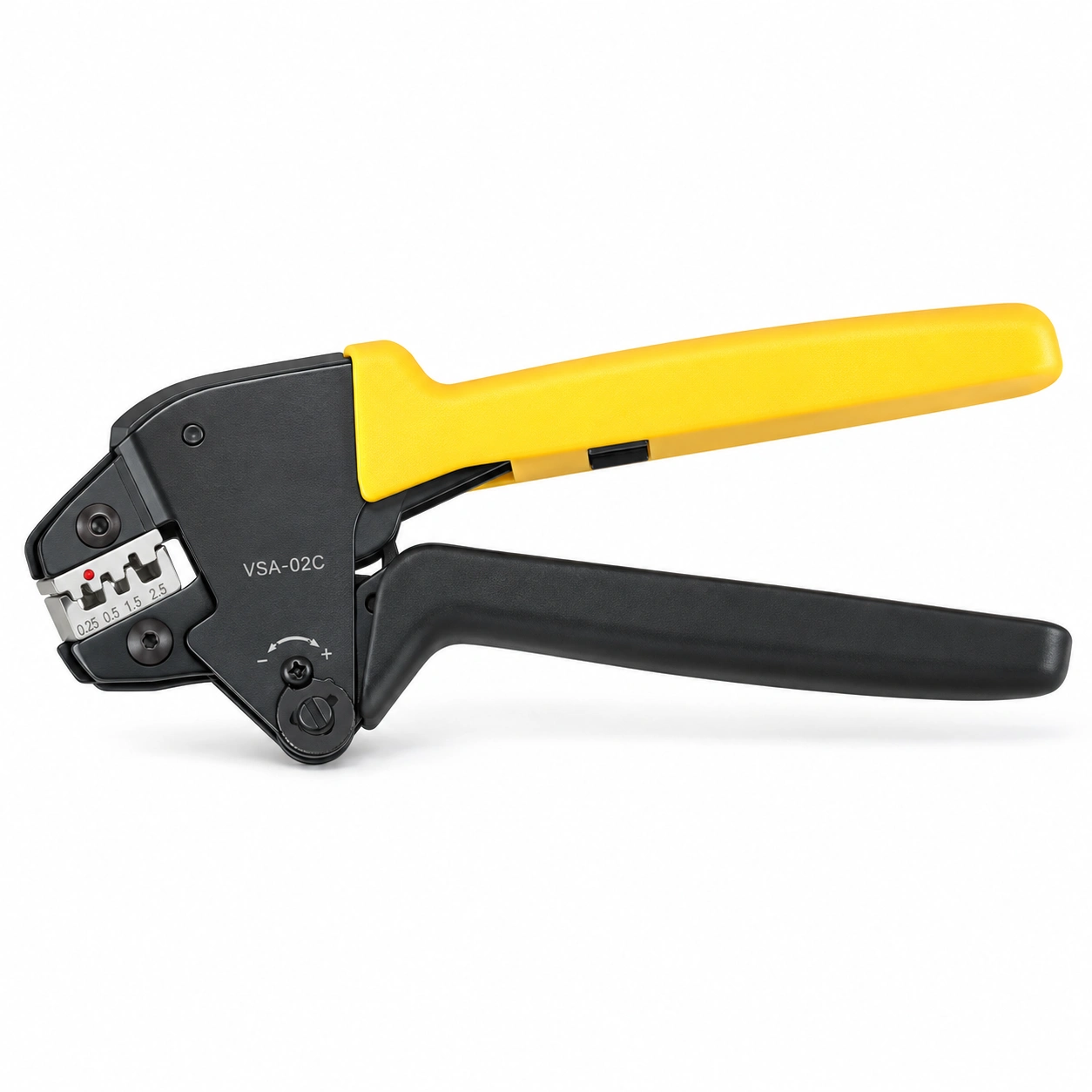VSA-02C crimping tool — high-definition catalogue recreation