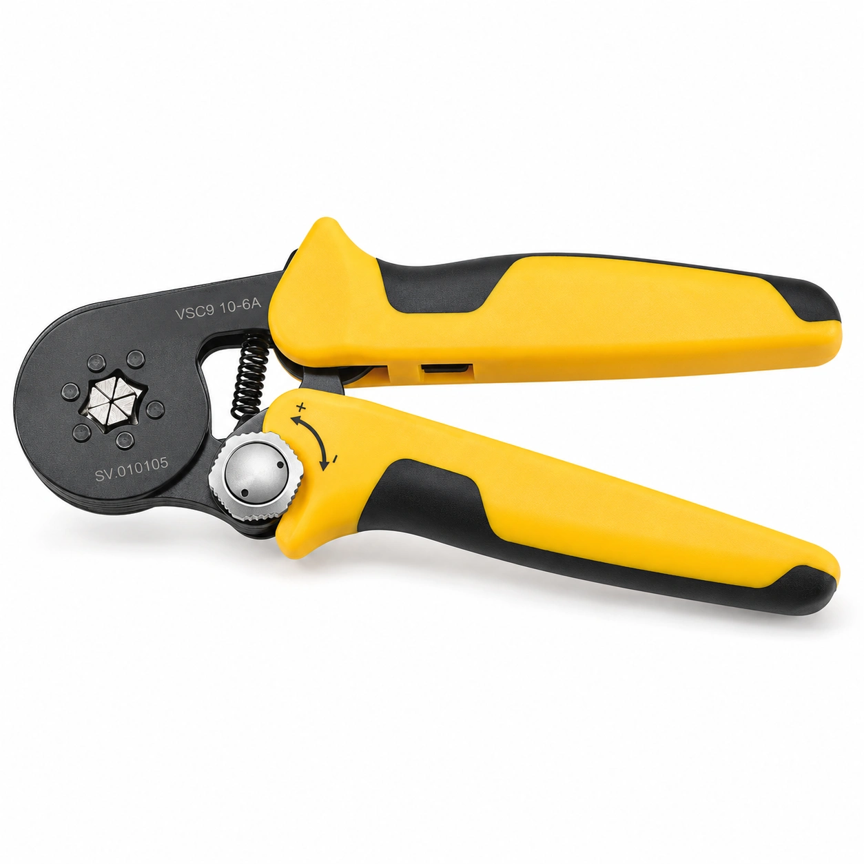 VSC9 10-6A crimping tool — high-definition catalogue recreation