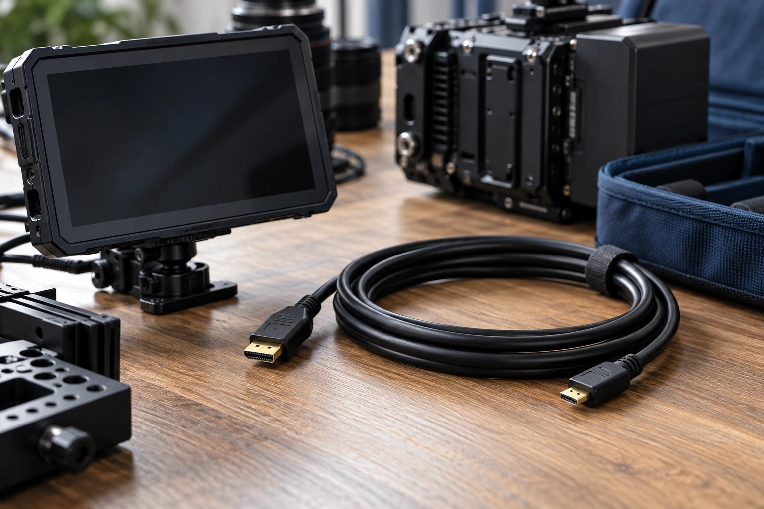 Audiovisual & Display Integration — illustrative scene