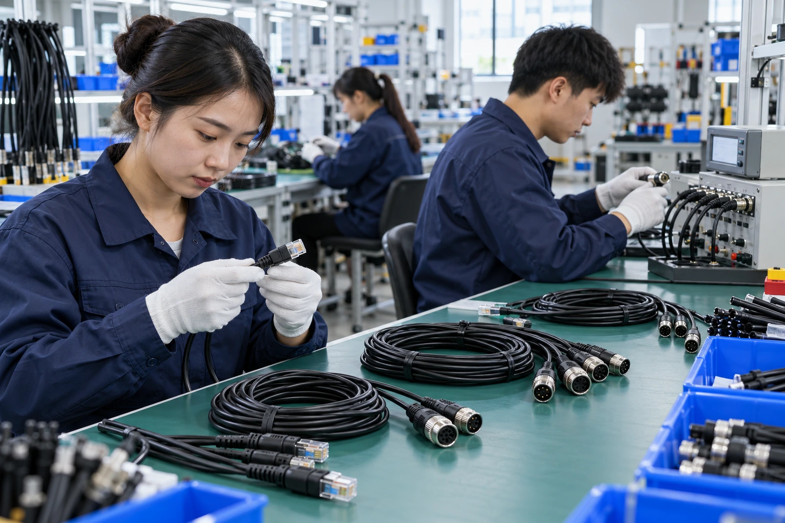 Cable Assembly & Inspection — illustrative scene