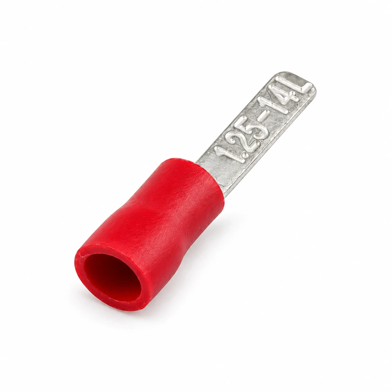 TONFUL red DBV chip insulated flat-blade crimp terminal