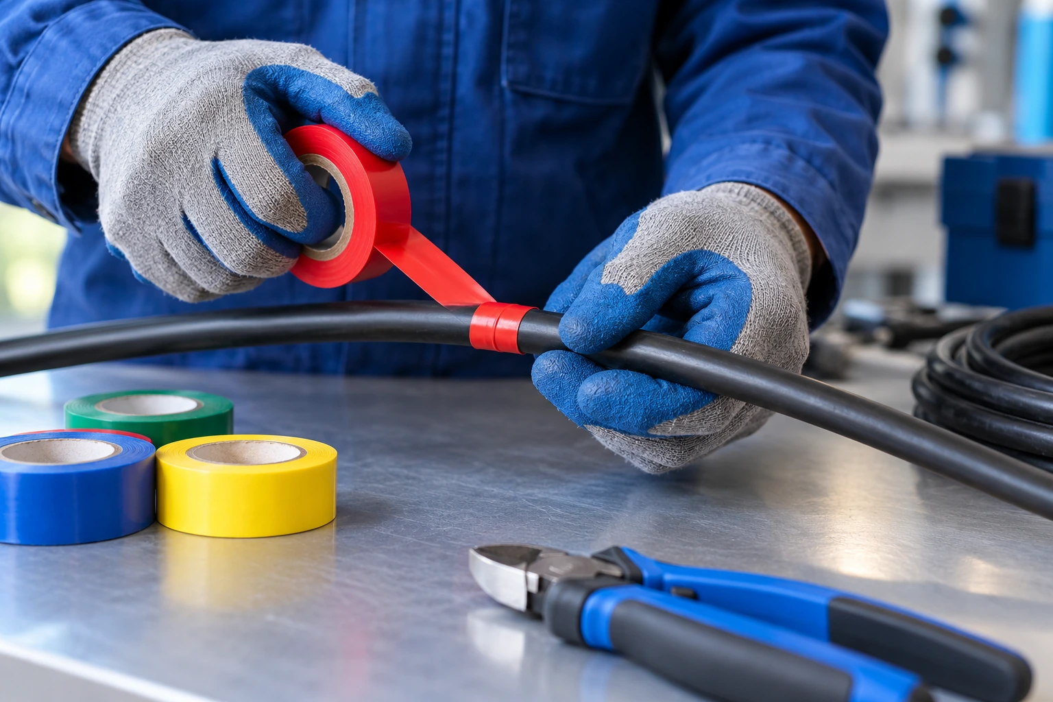Electrical Insulation & Identification — illustrative scene
