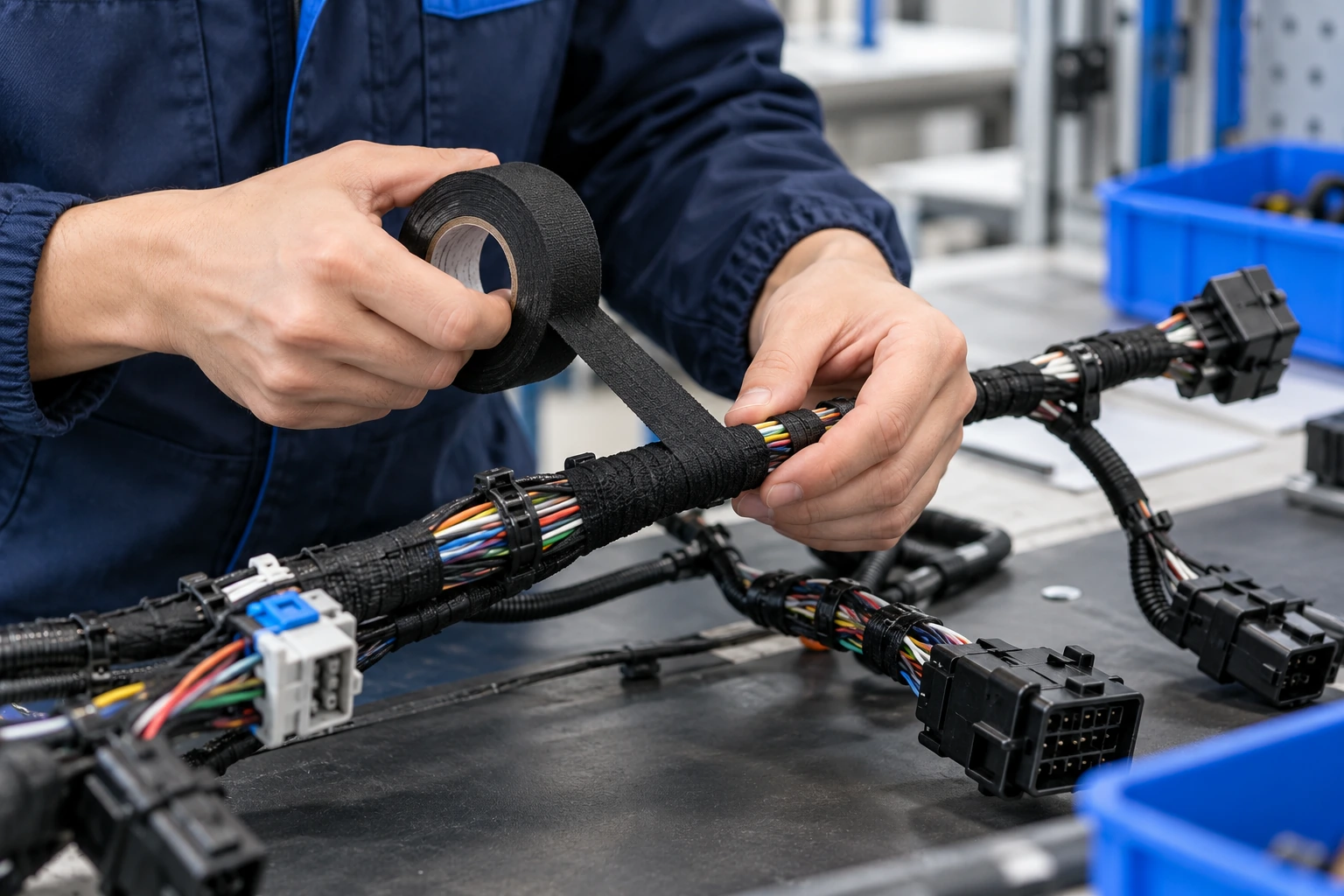 Automotive Harness Bundling — illustrative scene