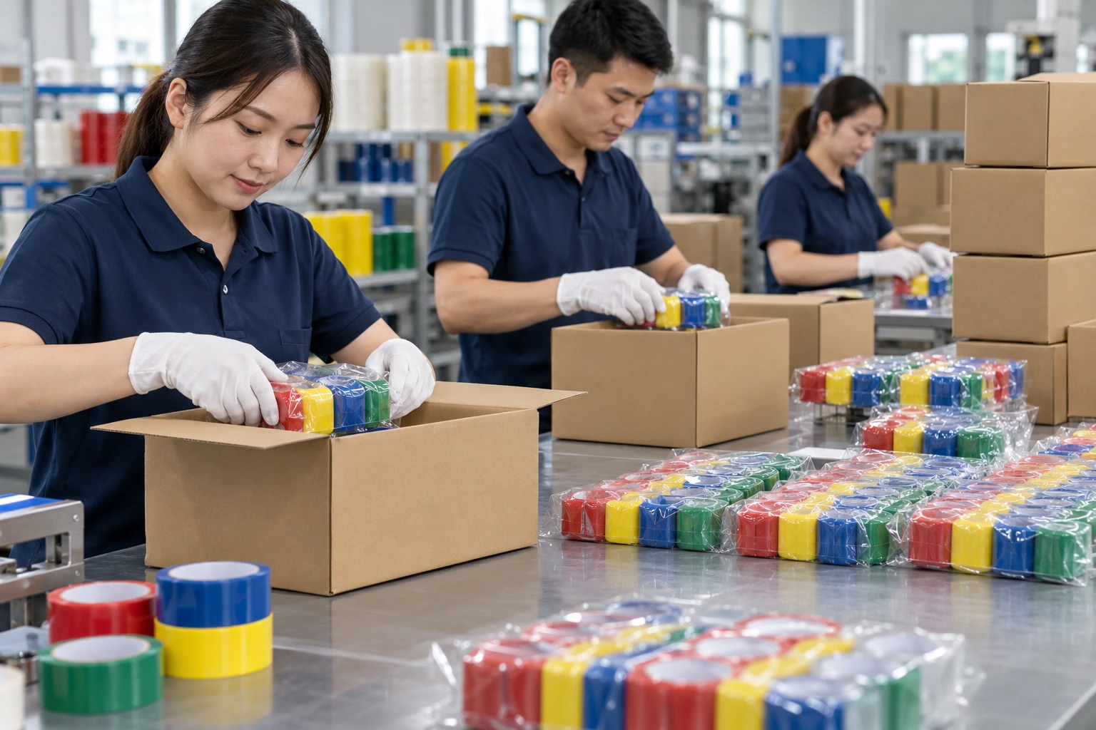 Roll Protection & Export Packing — illustrative scene