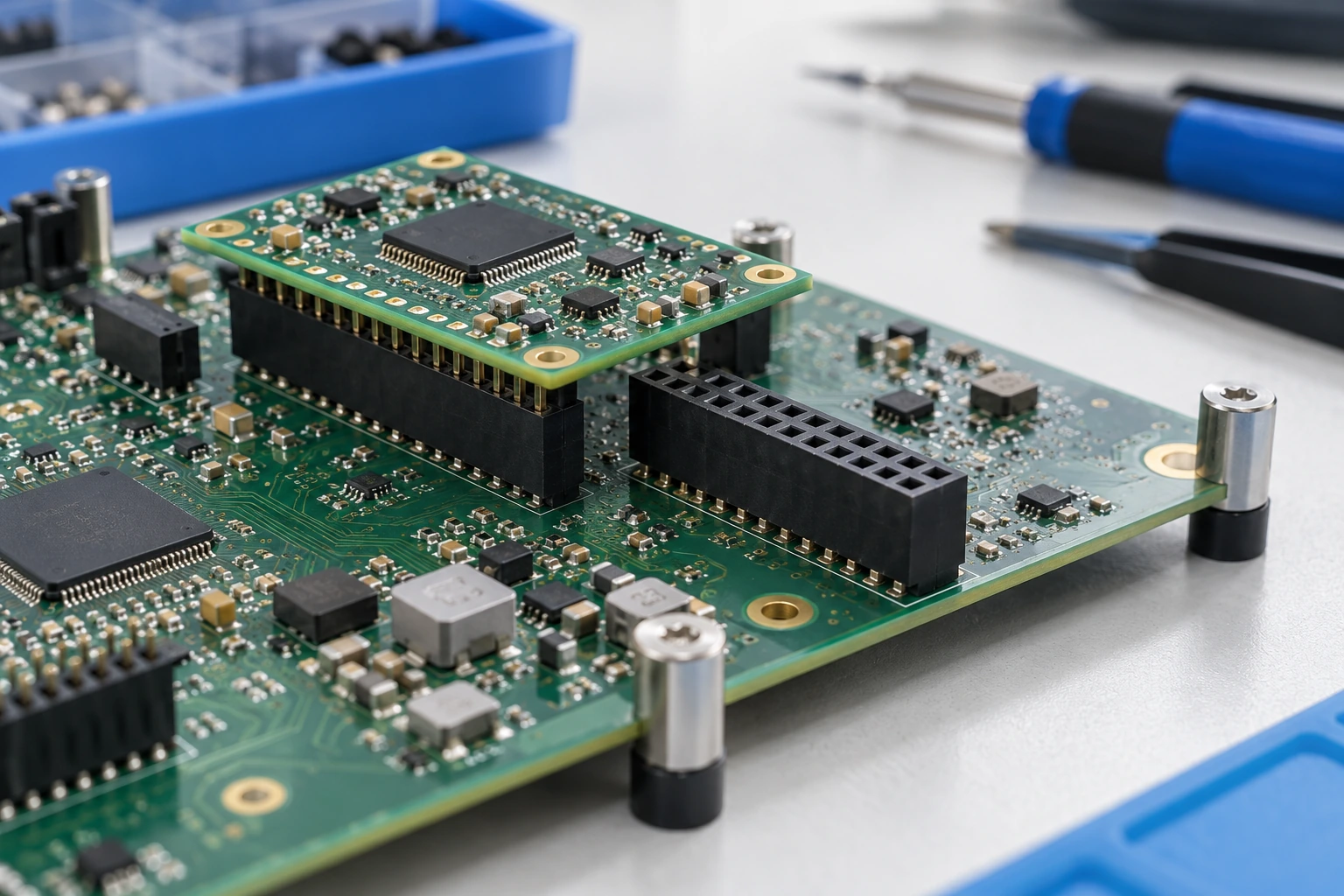 Embedded Boards & Expansion Modules — illustrative female header connector image