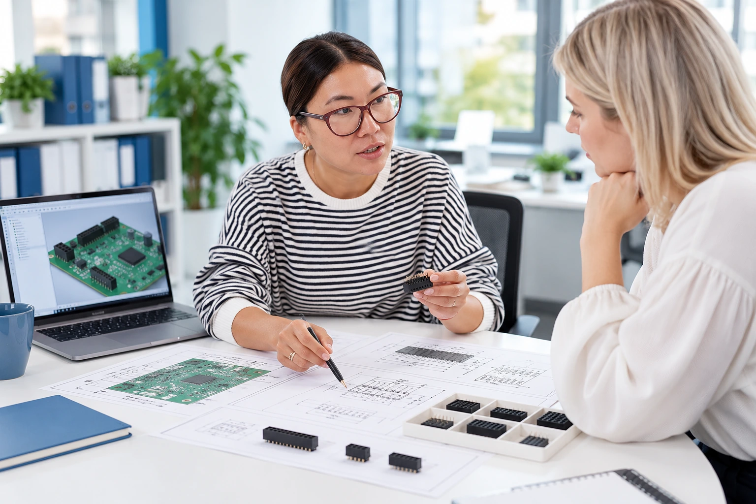 Service Consultation — illustrative female header connector image
