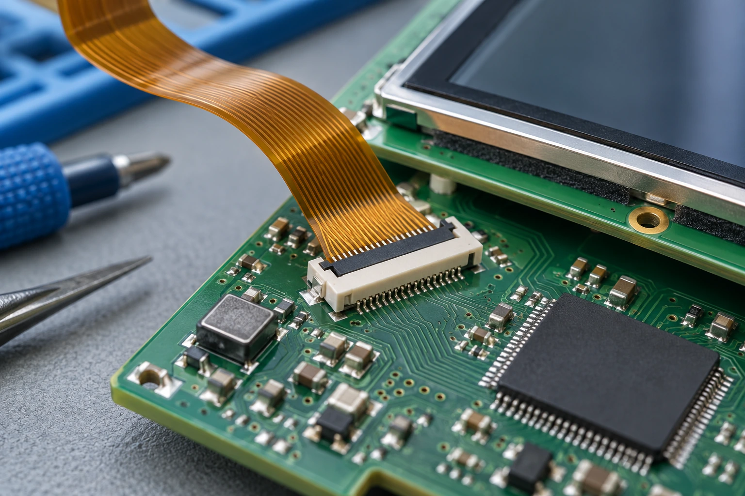 Displays & Compact Electronics — illustrative FPC / FFC connector image