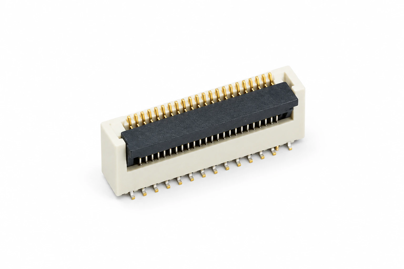 FPC Connector 0.5mm Pitch 24Pin 5.2mm Height Right Angle SMT Positive Position — illustrative FPC / FFC connector image