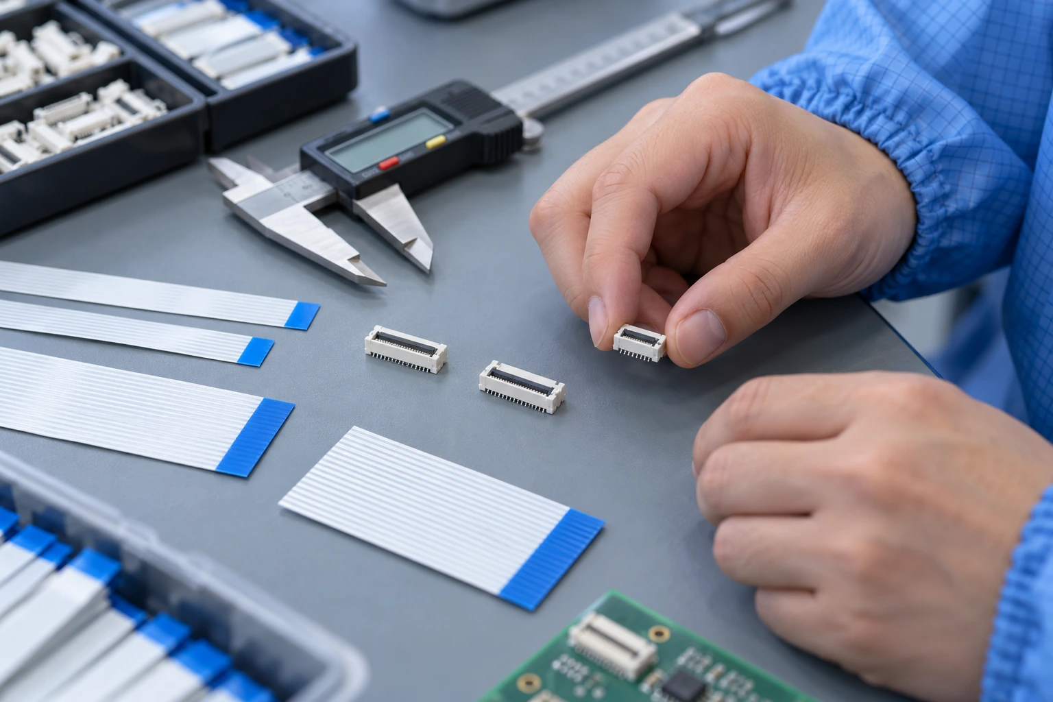 Product Recommendations — illustrative FPC / FFC connector image