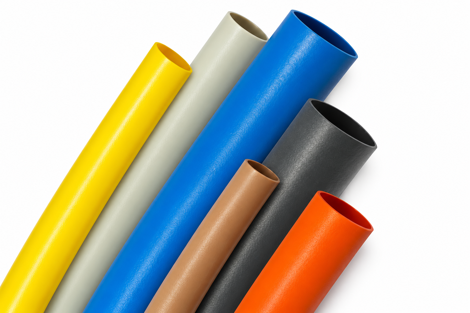 High definition illustration of Elastomeric Heat Shrink Tubing