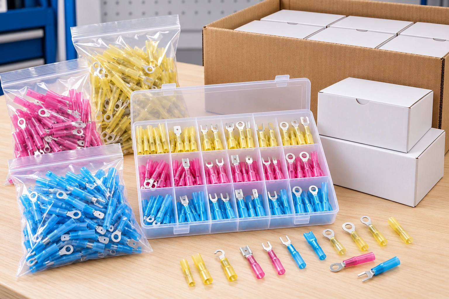 Bags, Assortment Boxes & Export Cartons