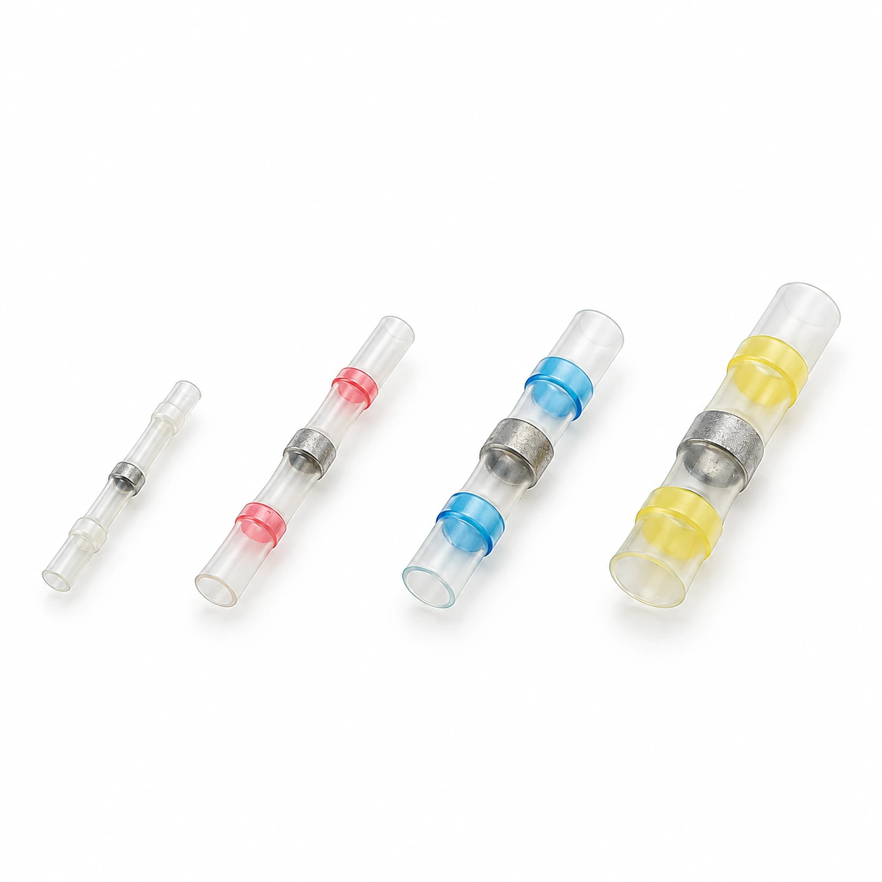 Solder Seal Heat Shrink Butt Connectors — illustrative recreation based on the original TONFUL catalog image