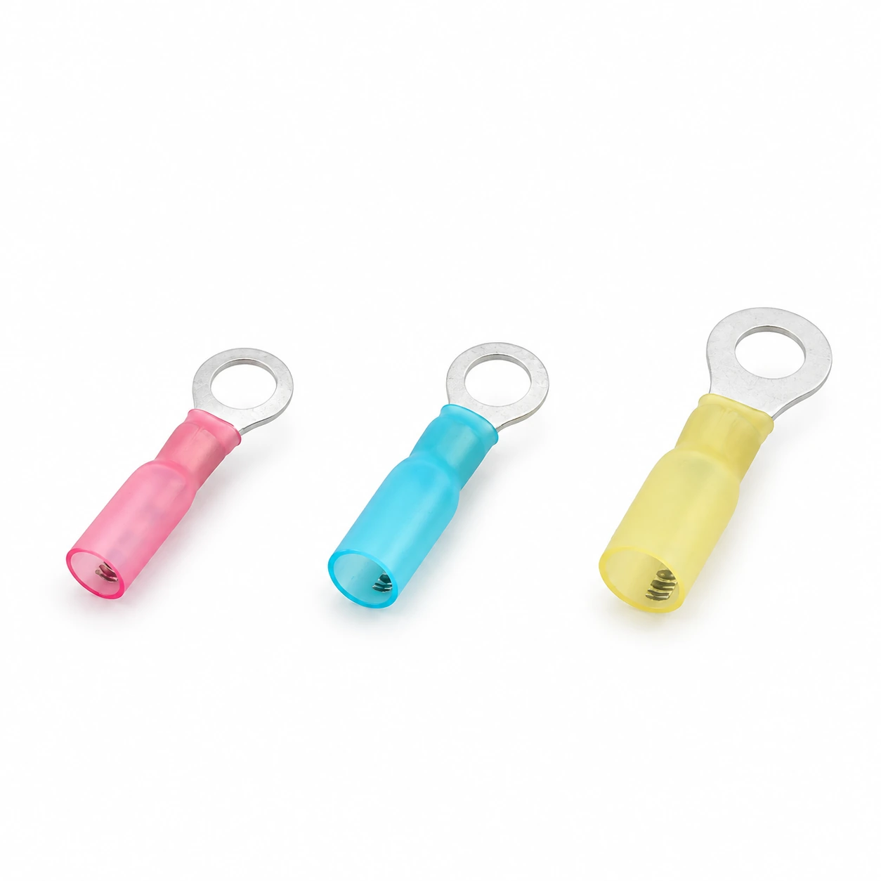 Heat Shrink Ring Terminals — illustrative recreation based on the original TONFUL catalog image