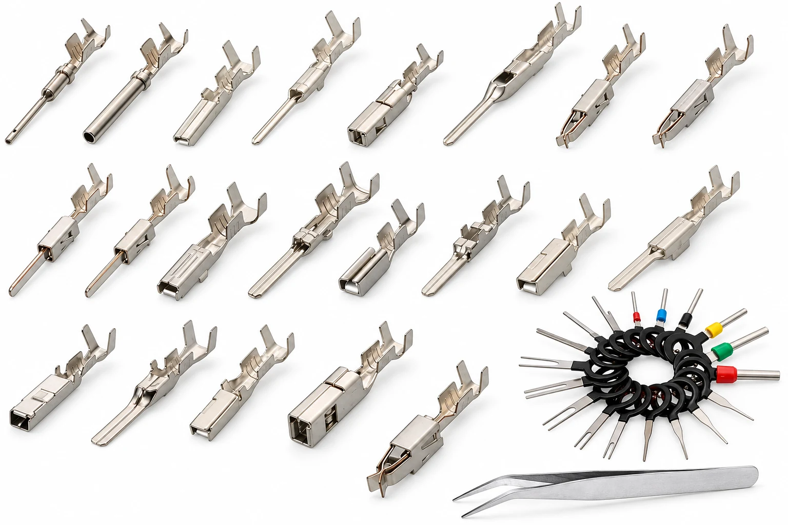Automotive Terminal product collection on a white background