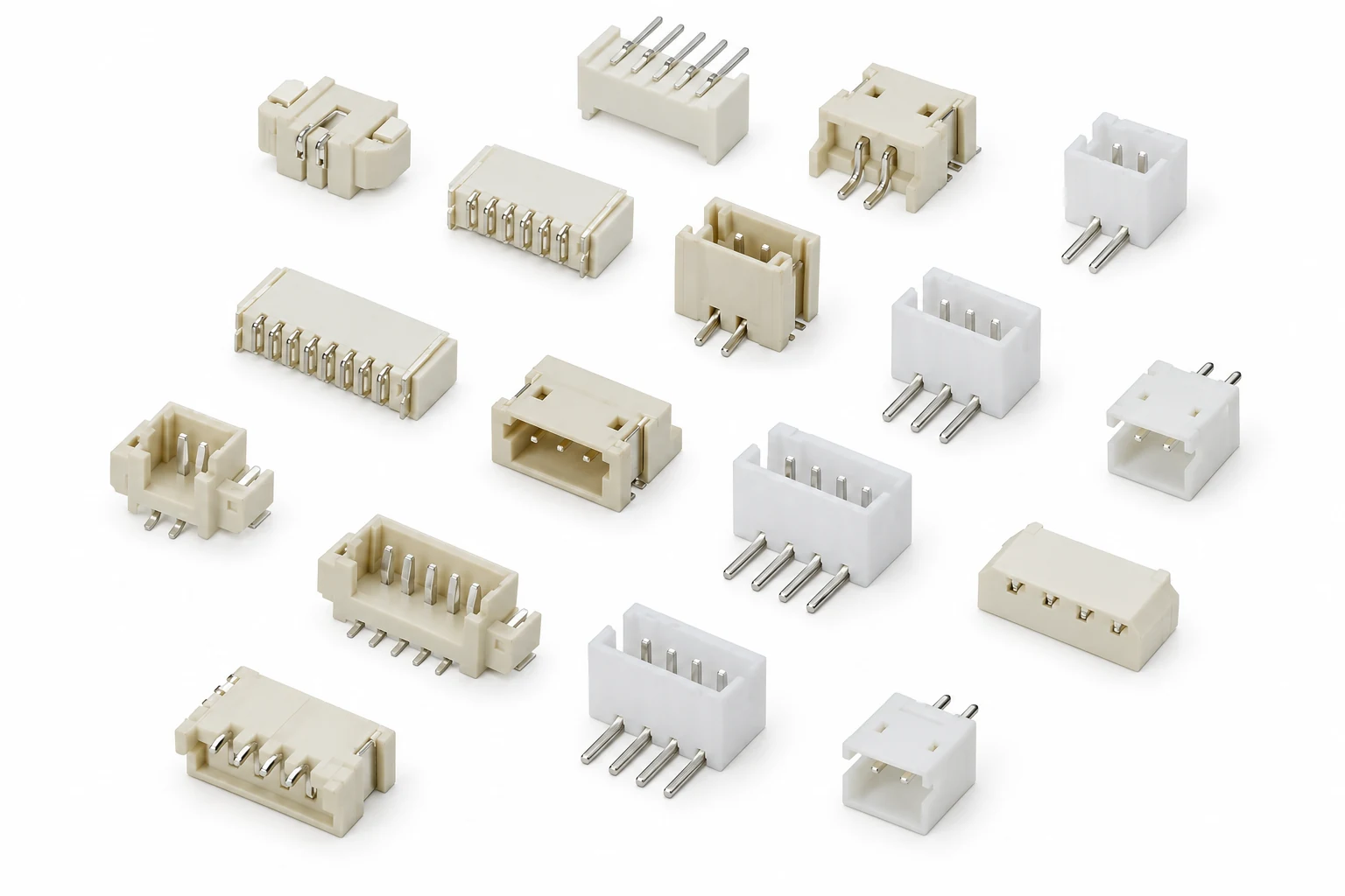 PCB & Electrical Connectors product collection on a white background