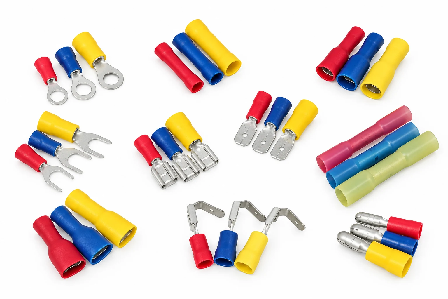 Terminals & Connectors product collection on a white background