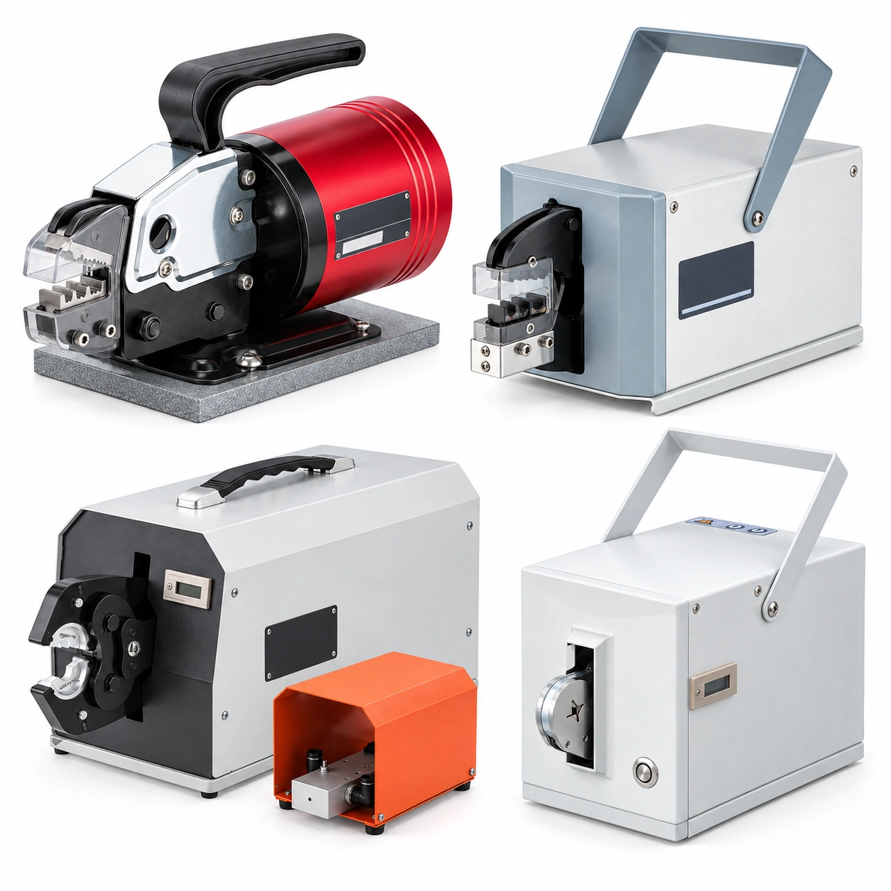 Terminal Crimping Machine collection terminal crimping machine, catalog illustration