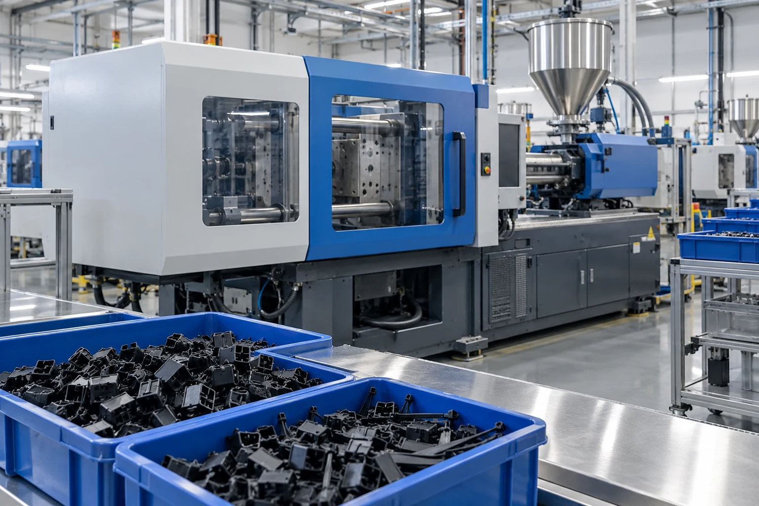 AI illustration: Injection Moulding