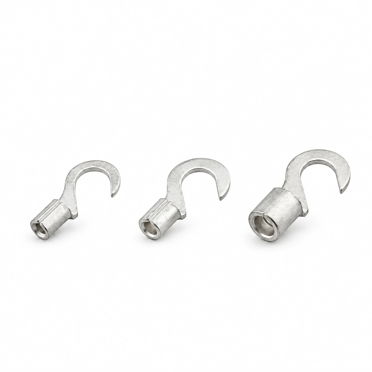 Non-Insulated Hook Terminals — illustrative recreation based on the original TONFUL catalog image