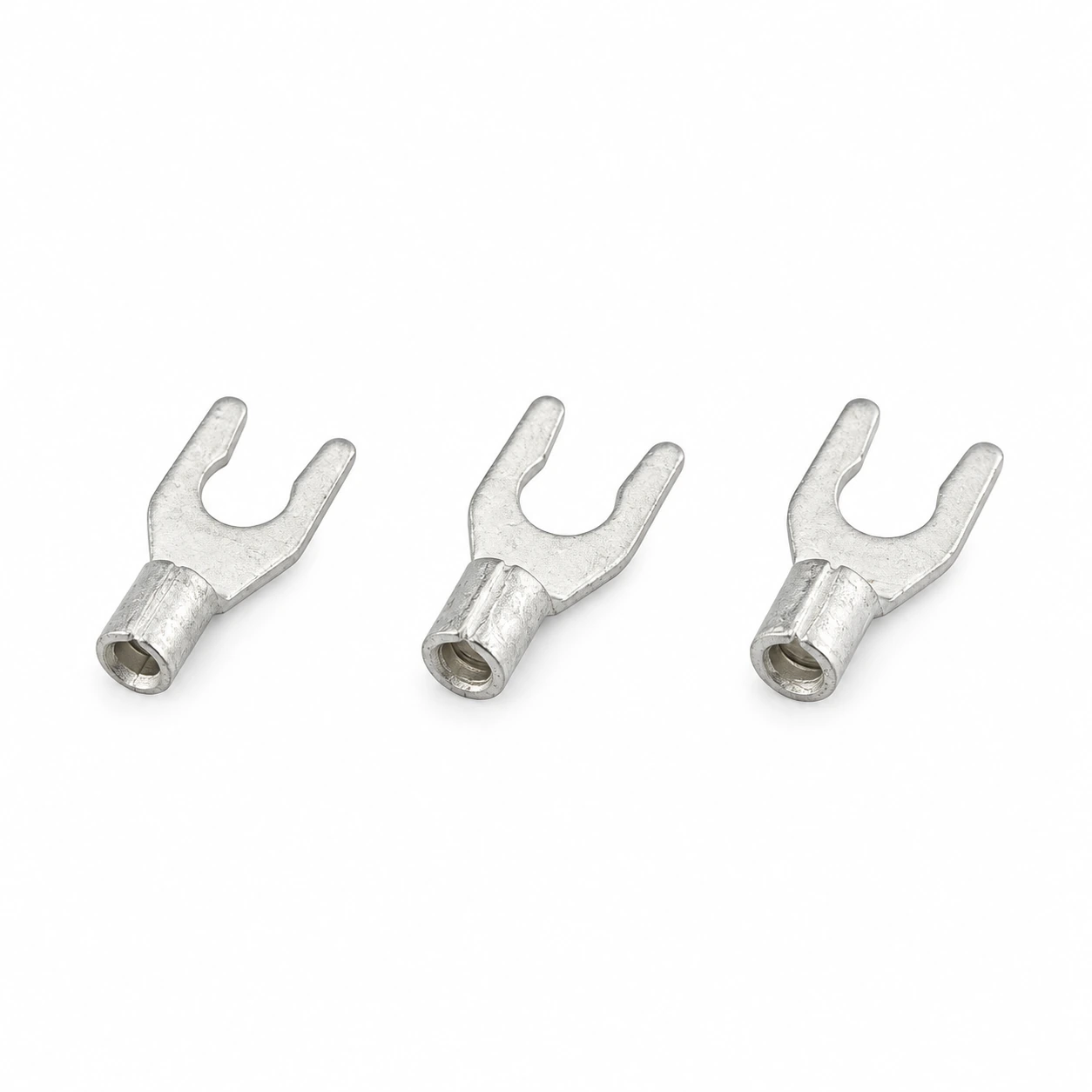 Non-Insulated Locking Fork Terminals — illustrative recreation based on the original TONFUL catalog image