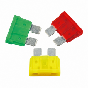 TONFUL green red and yellow standard-size nylon automotive blade fuses