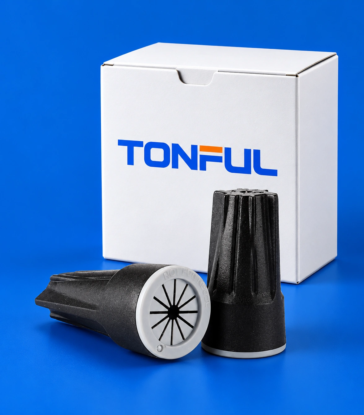 TONFUL waterproof wire nut logo printing concept