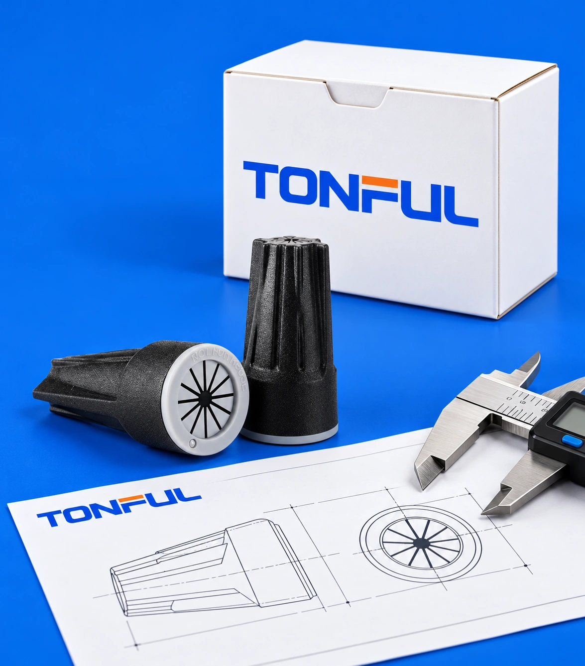 TONFUL waterproof wire nut product requirements concept