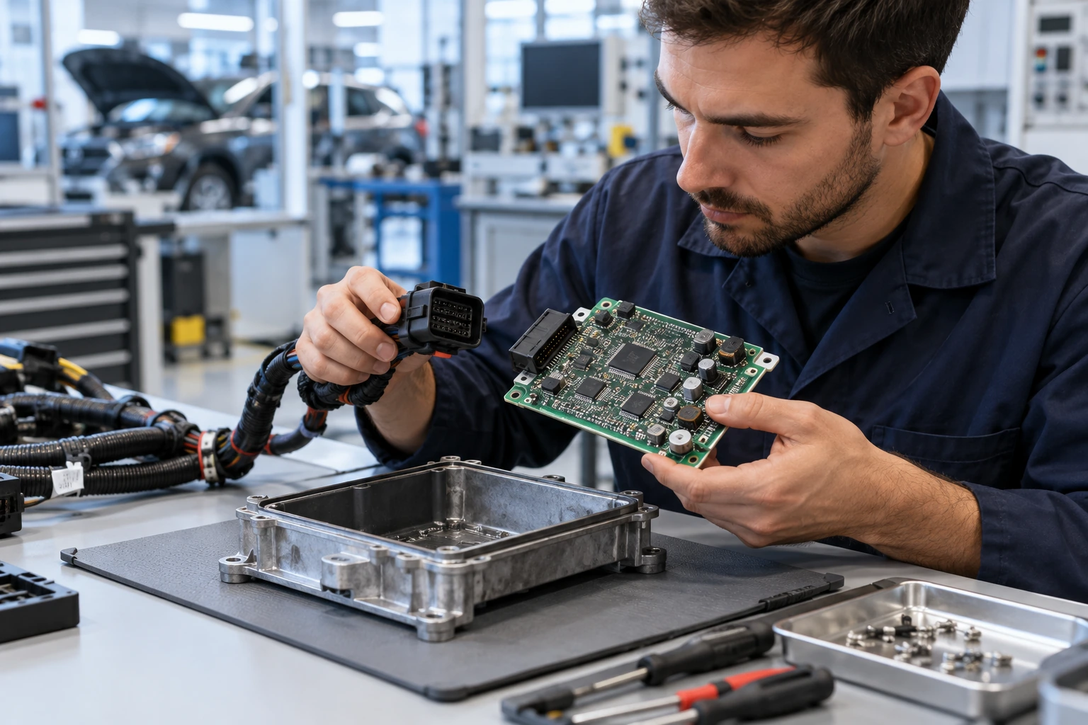 Automotive Electronic Assemblies — illustrative scene