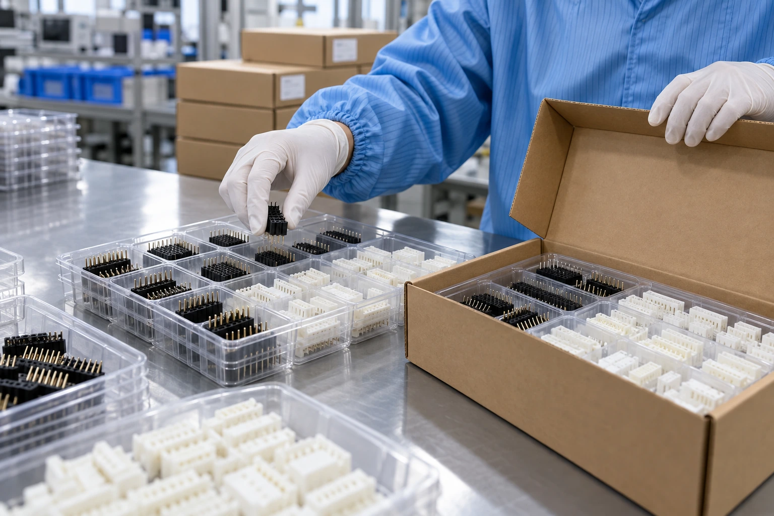 Contact Protection & Shipment Packing — illustrative scene