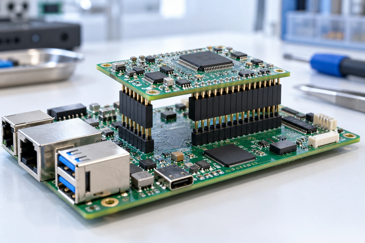 Embedded Boards & Consumer Electronics — illustrative pin header connector image