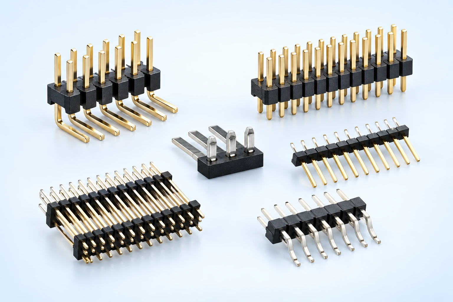 Pin header connector collection — illustrative pin header connector image