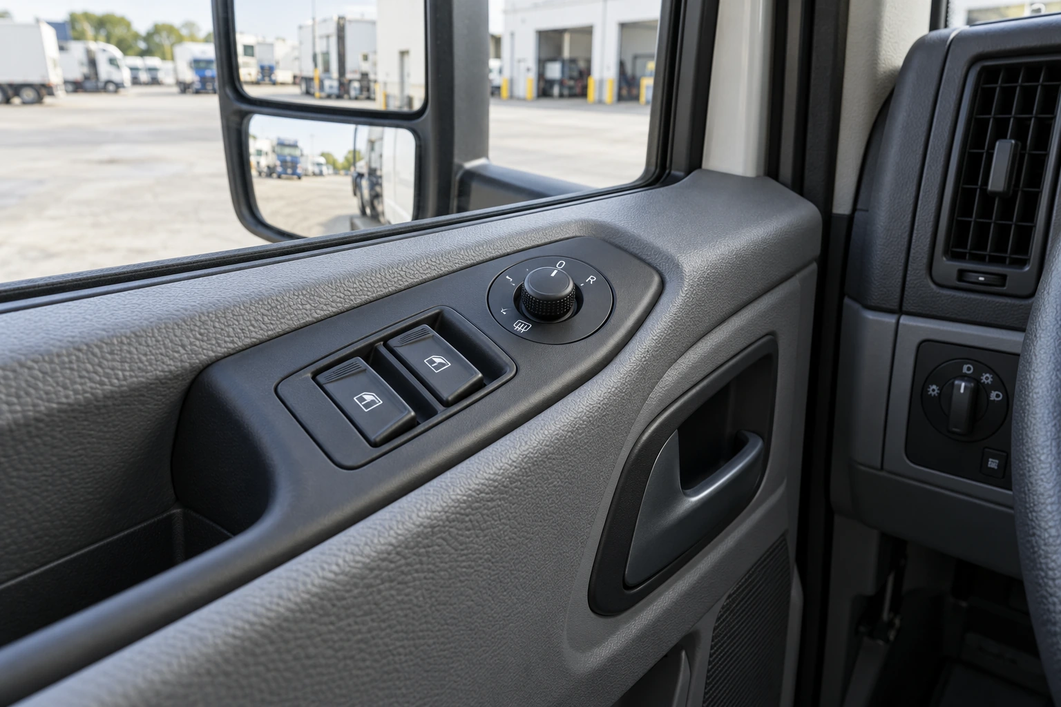 Commercial Truck Door Controls — illustrative image